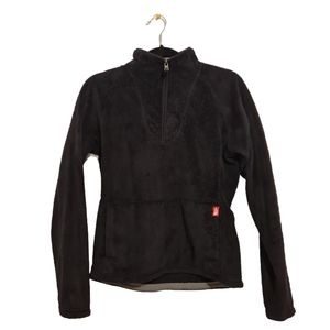 Vintage North Face Fuzzy 1/4 Zip Sweater Size Small